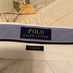 White linen Polo classic fit pants - 36 X 30